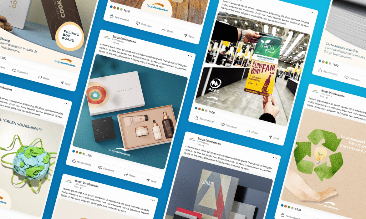 Comunicazione digitale B2B per Burgo Distribuzione