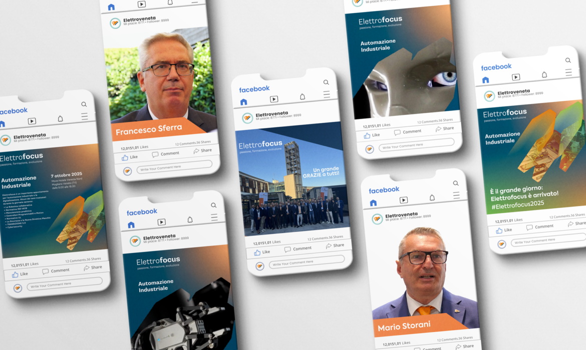 Elettrofocus Automazione Industriale 2025: comunicazione digitale e social media marketing per un evento B2B
